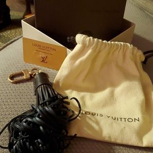 Louis Vuitton LV Monogram Bag Charm Tassel Key Rin